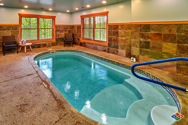 Private indoor pool at A Secret Splash