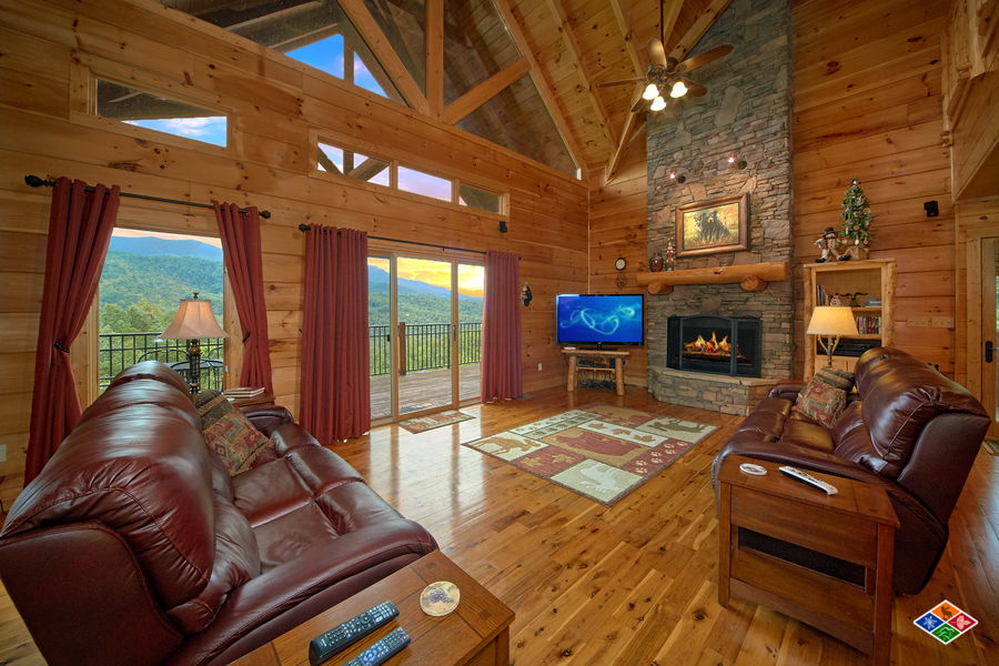 Wine Down Gatlinburg Cabin Smoky Mountains