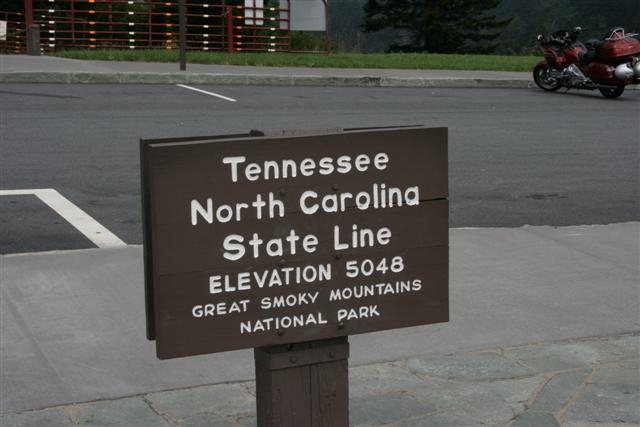 Tennessee North Carolina Border - Newfound Gap