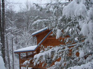 Gatlinburg Cabin in Winter