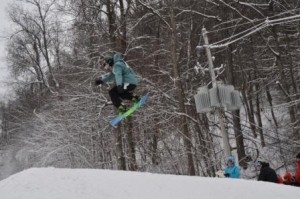 Snowboarding at Ober Gatlinburg
