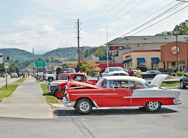 Some classic cars at the Pigeon Forge Rod Run 2013
