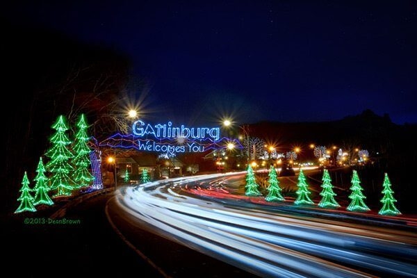Trolley Ride of Lights in Gatlinburg, TN