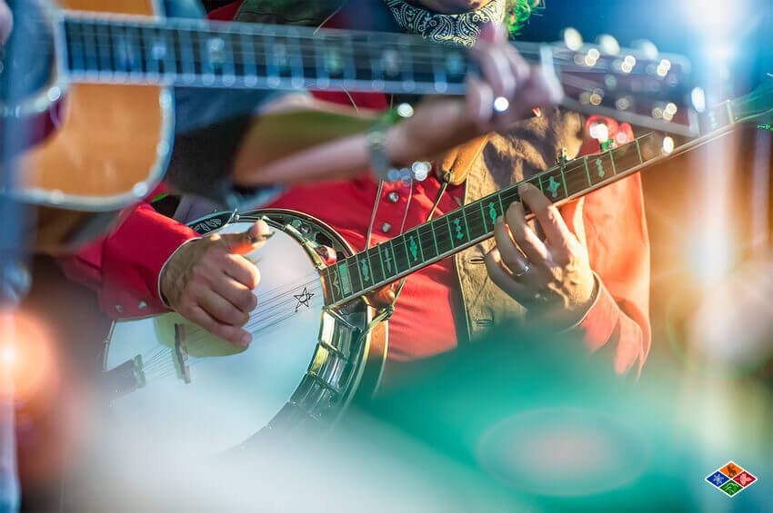 Banjo player in Gatlinburg