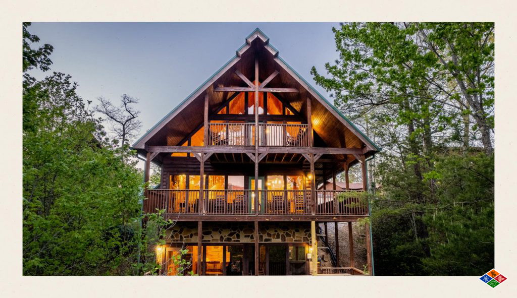 An Elk springs Resort Bachelorette Party Cabin in Gatlinburg, TN.