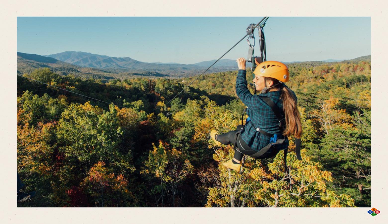 Ziplining in Gatlinburg is the perfect bachelorette party activity.