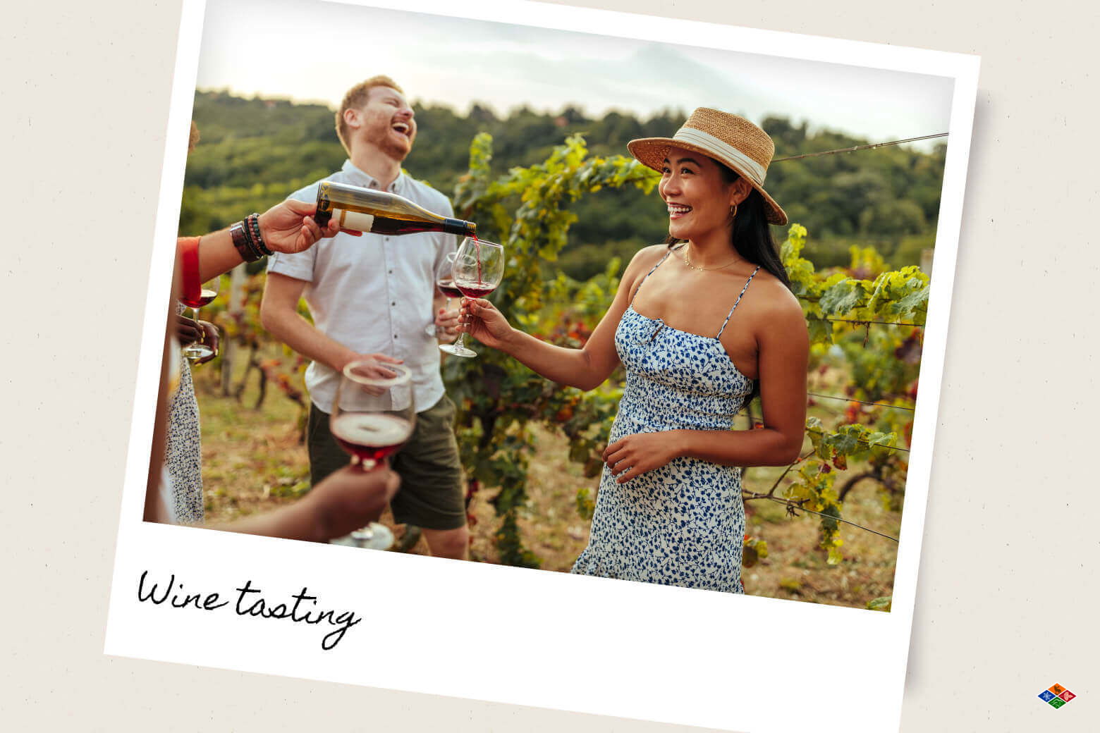 visitors enjoying a winery near the Smoky Mountains