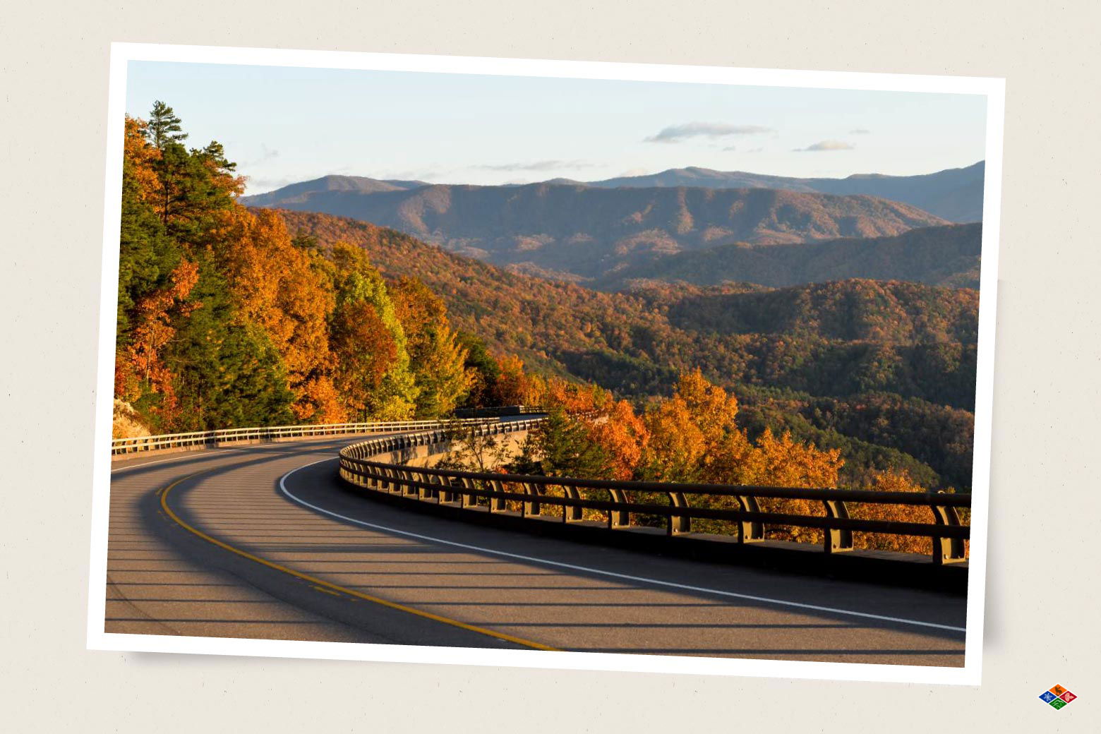 A scenic drive along the Foothills Parkway near Maryville