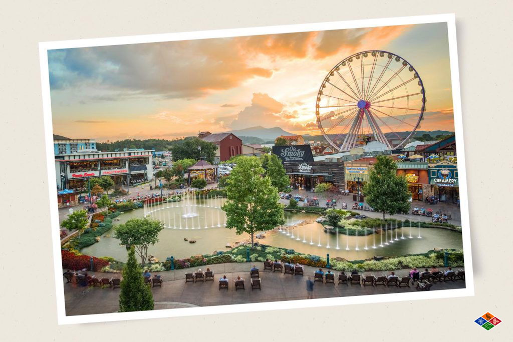 a view of amusement park in Pigeon Forge