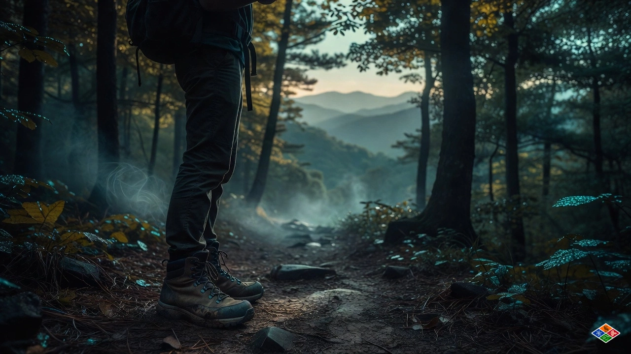 Hiking in the mountains