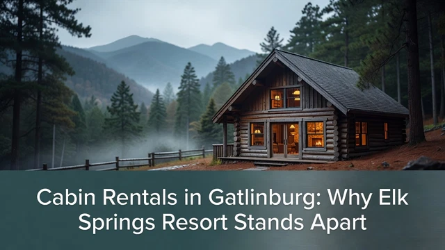 Cabin Rentals in Gatlinburg: Why Elk Springs Resort Stands Apart