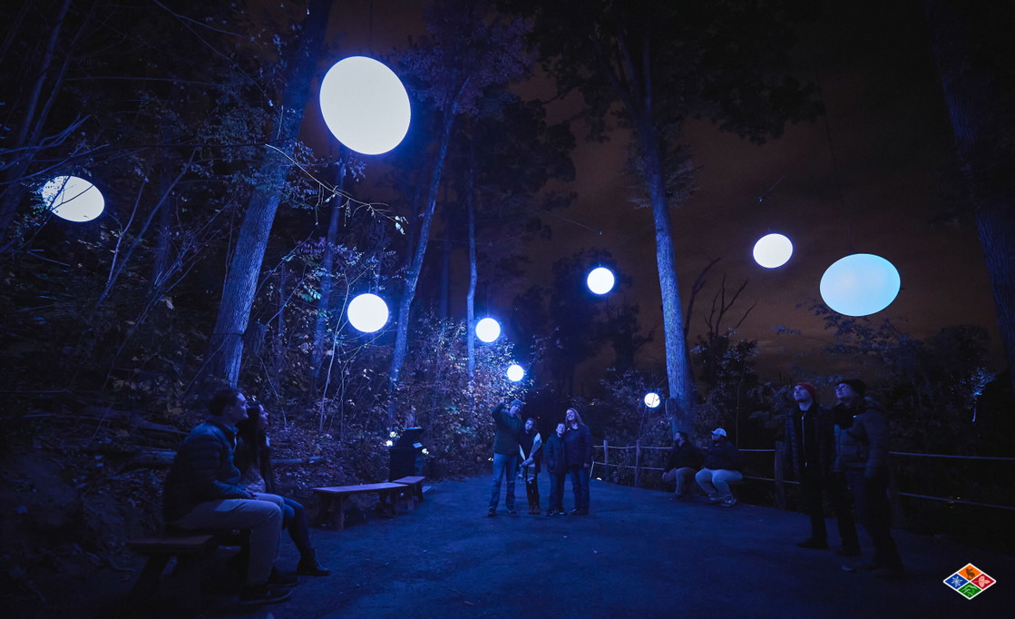 Astra Lumina illuminated night walk at Anakeesta