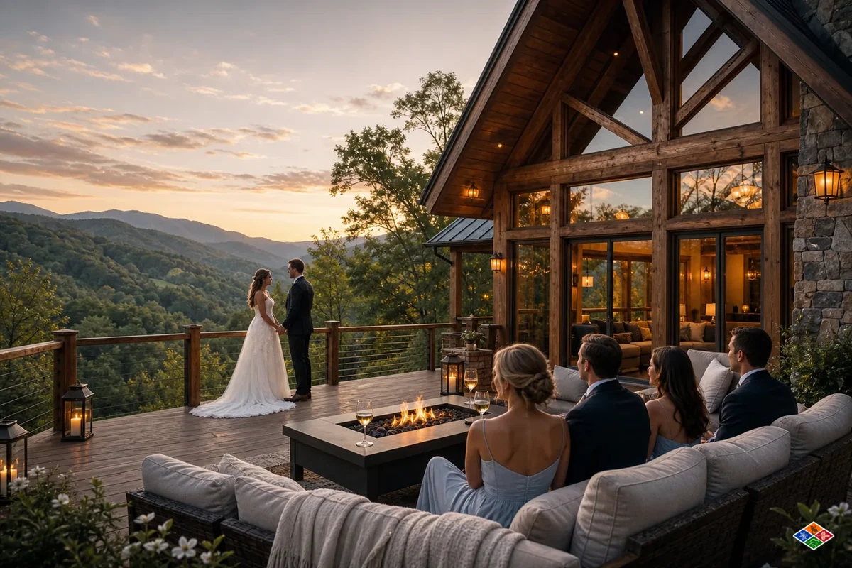 Best Gatlinburg Wedding Cabins for Couples & Groups