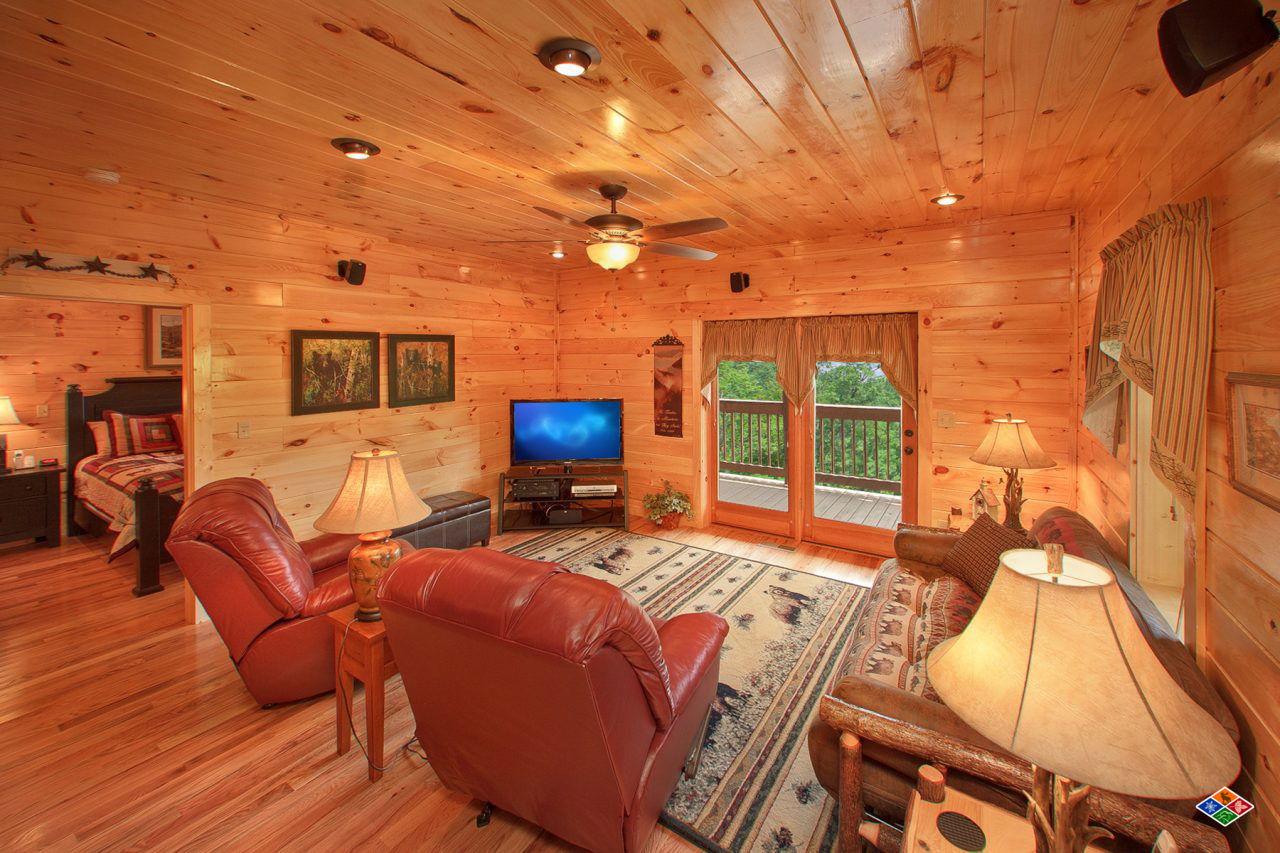 Knotty Pine Delight Gatlinburg Cabin Smoky Mountains